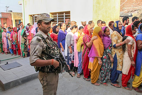 The overall voting percentage for these polls in the state stood at 35.1 per cent (File | PTI)