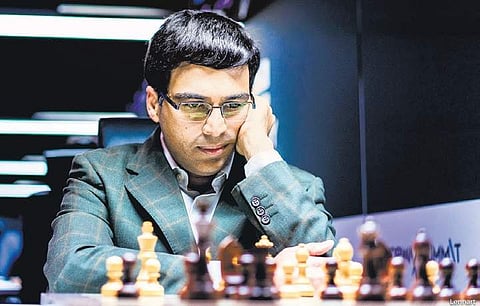World rapid chess champion Viswanathan Anand (FIle)