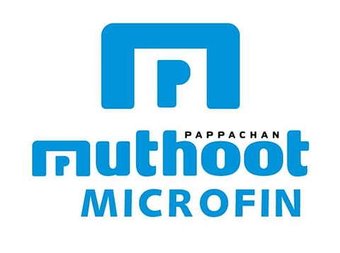Logo of Muthoot Microfin.