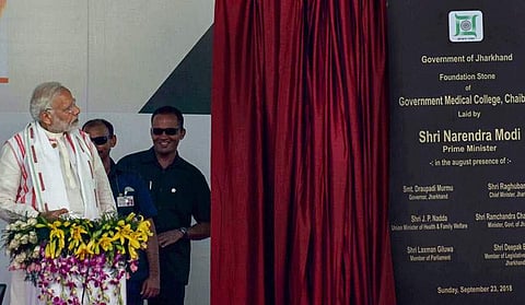 PM Narendra Modi launches Ayushman Bharat in Ranchi. (File | PTI)