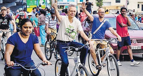 Cycle Day is celebrated by 35 residential communities in Bengaluru