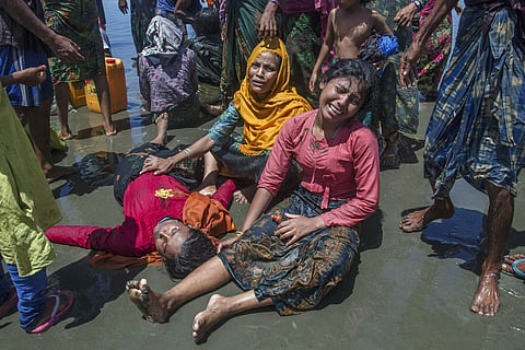 The Rohingya crisis began when Myanmar launched a military crackdown at the Rakhine state (File photo | AP)