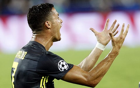 Juventus forward Cristiano Ronaldo. (File | AP)