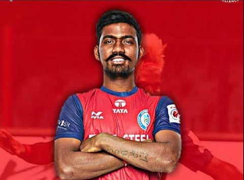 Jamshedpur FC's Gourav Mukhi (Twitter image)