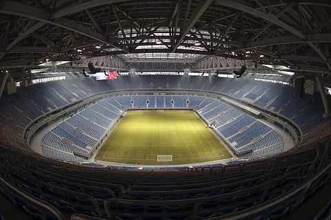 Russia is bidding to host the 2021 Champions League final at St. Petersburg Stadium, a 2018 World Cup venue (File photo | AP)