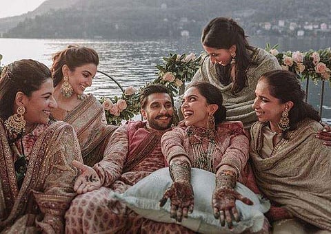 Deepika Padukone and Ranveer Singh took to Instagram to share the much-awaited photos from their wedding at Lake Como in Italy.