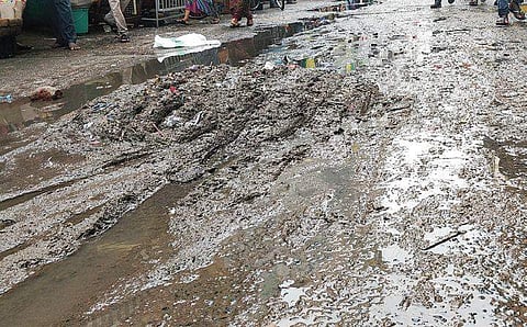 Ranganathan street has no dustbins