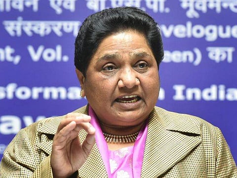 Bahujan Samaj Party (BSP) chief and former CM of Uttar Pradesh Mayawati . (Photo | PTI)