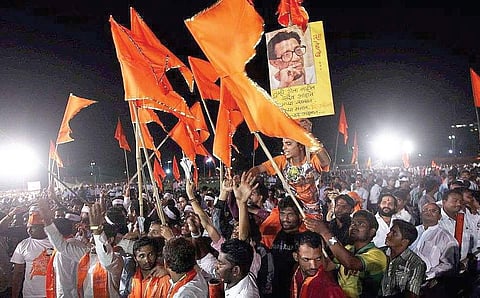 The party, which had aligned with the BJP for 2014 general and Maharashtra assembly elections, had broken its alliance with the BJP last January. (File photo | PTI)