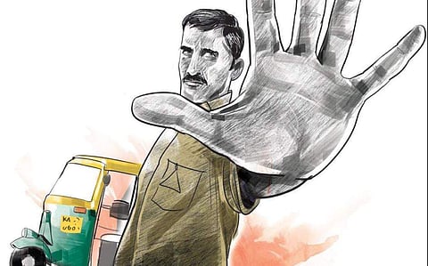 Post 7 PM, autorickshaw drivers do not attend calls through cab aggregators since they can demand a higher fare from commuters