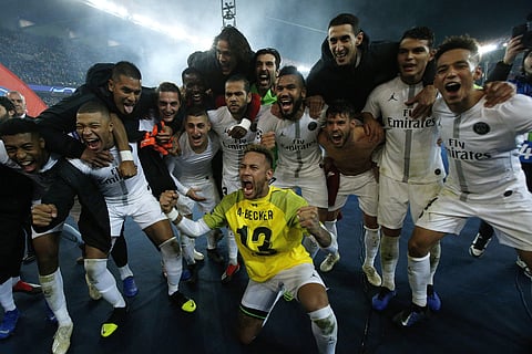 Neymar got what proved to be the winning goal as Paris Saint-Germain breathed life into their Champions League campaign with a 2-1 victory over Liverpool on Wednesday that leaves last season's runners-up dangerously close to an early exit. (Photo | AP)
