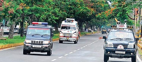 Representational Image: EPS file photo of Police make way for transporting vital organs.