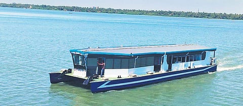 The state’s first partially air conditioned Vaikom-Ernakulam- Fort Kochi ferry service inaugurated on Sunday   | Express