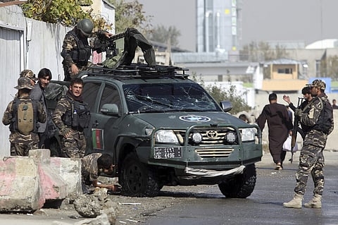 Image of Afghan security personnel for representational purpose (File photo | AP)