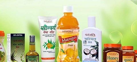 Patanjali products | For representation purpose only