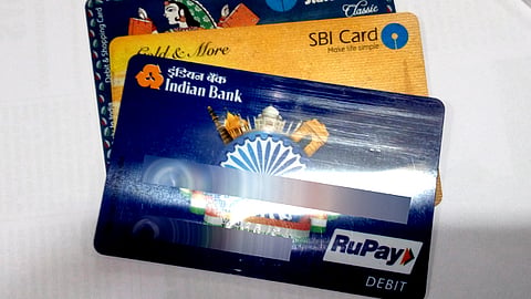A photo of Debit and credit cards. (File Photo | Abraham Richard M)