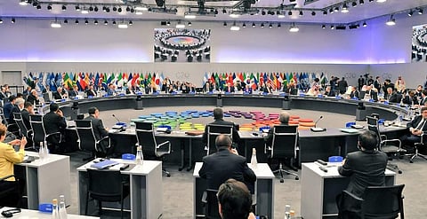 G-20 summit in  Argentina. (Twitter image @MEAIndia)