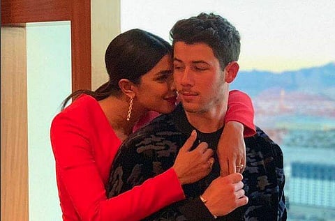 Priyanka Chopra with husband Nick Jonas. (Photo| Instagram)