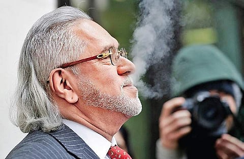 Vijay Mallya outside Westminster Magistrate’s Court in London on Monday | PTI