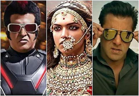 Rajinikanth's sci-fi extravaganza 2.0 has overtaken Bollywood films like Race 3, Sanju and Padmaavat to emerge as the most searched film in India. (Photo | YouTube Screengrab)