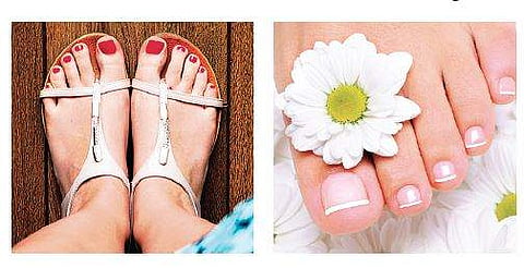 Winter care routine for happy feet
