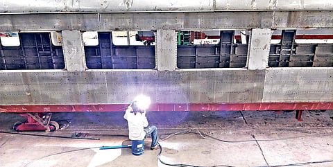 File Image of Integral Coach Factory. | Express Photo Services