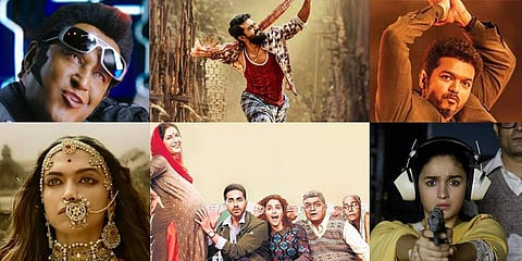 Indian movies that fared well in 2018 box office