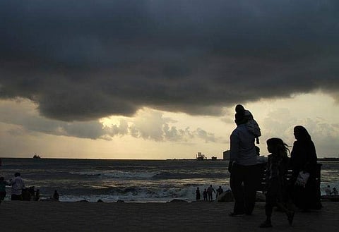 Beachgoers stroll along the Fort Kochi beach  (Photo | File)