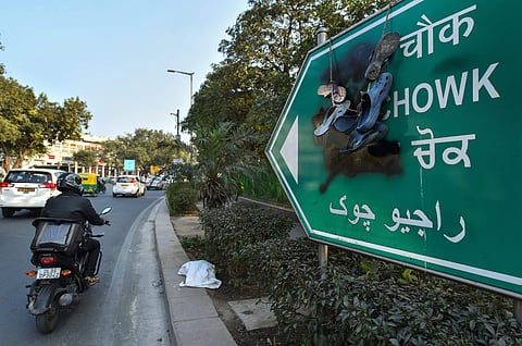 Survivors of the 1984 riots demanded that the area be renamed as Shaheed Bhagat Singh Chowk. (Photo| PTI)