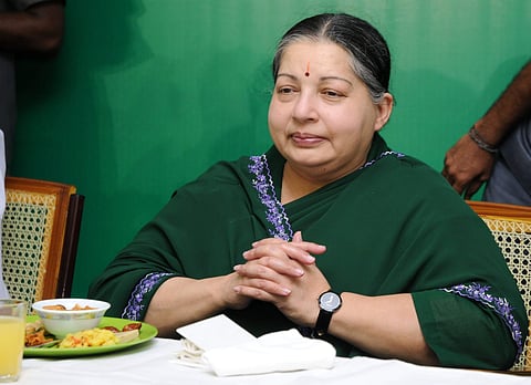 Late Tamil Nadu CM Jayalalithaa