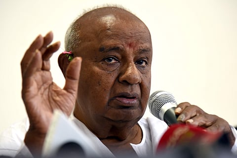 Former PM and JD(S) supremo Deve Gowda (File | EPS)