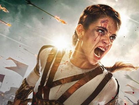Kangana Ranaut as 'Manikarnika'. (Photo | Twitter)
