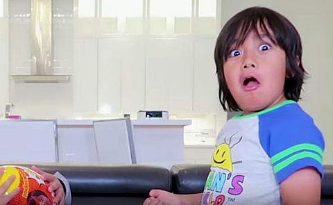 Seven-year-old Youtuber Ryan (Photo | Youtube Screengrab)