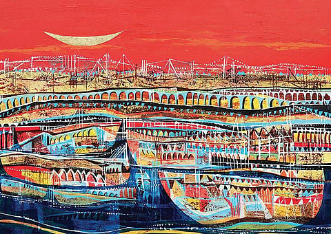 A painting from the series Magical
