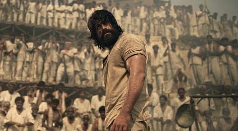 Yash in 'KGF' (Photo | YouTube Screengrab)