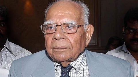 Eminent lawyer and BJP Rajya Sabha member Ram Jethmalani (File | PTI