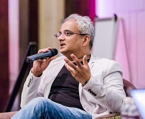 veteran venture capitalist and co-founder of Seedfund Mahesh Murthy. (Photo | Facebook.com/RGF Singapore)