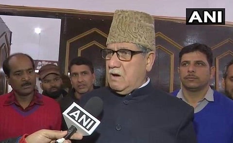 National Conference MLA Mohammad Akbar Lone. | ANI Twitter Photo