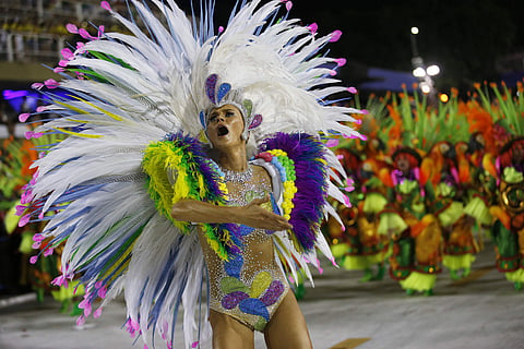 Amid a lacklustre economy, a massive corruption investigation and increasing political polarisation, Brazilians let off steam Saturday during the first full day of Carnival, a holiday long considered a safety valve for social and political tensions. (Photo | AP)