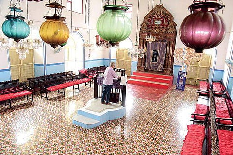 A view of the renovated Kadavumbhagam Synagogue  Albin Mathew
