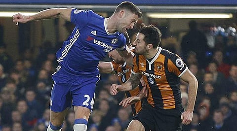 Mason (L) was involved in a sickening collision of with Chelsea defender Cahill (R) in January 2017 and has not played since. (File | AP)