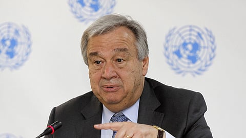 UN chief Antonio Guterres 