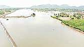 A view of the Pogonda reservoir in Buttayagudem mandal, which is to be inaugurated by CM Chandrababu Naidu on Monday  | Express
