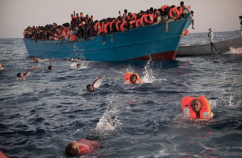 Given the change in migratory routes, the relative share of Africans - including Moroccans, Algerians and Tunisians, increased compared to 2016. (File | AP)