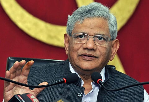 CPI-M General Secretary Sitaram Yechury (File photo | PTI)
