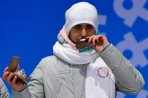 Russian curler Alexander Krushelnitsky | AFP