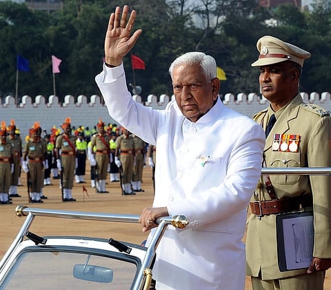 A file image of Karnataka Governor Vajubhai Vala.| EPS