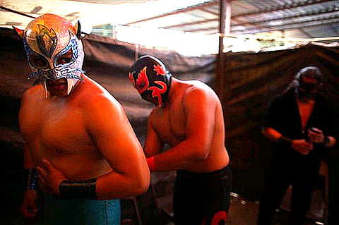 Mexican Lucha Libre wrestlers (File)