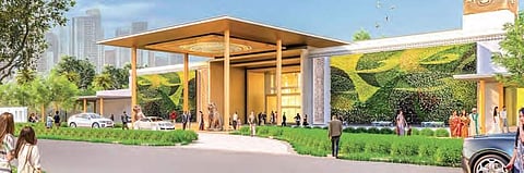 Conceptual design of visitor centre and gallery
