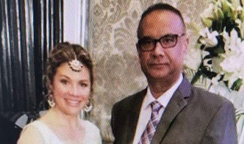 Khalistani terrorist Jaspal Atwal posed with Canadian Prime Minister Justin Trudeau's wife Sophie Trudeau at an event in Mumbai. (ANI)